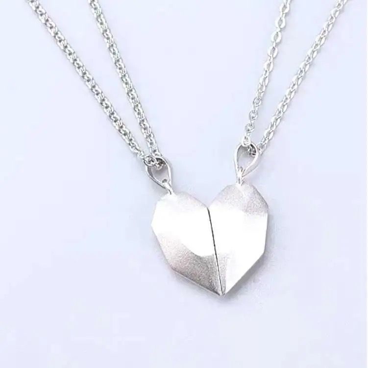 Couple Stitching New Product Couple Necklace Stone