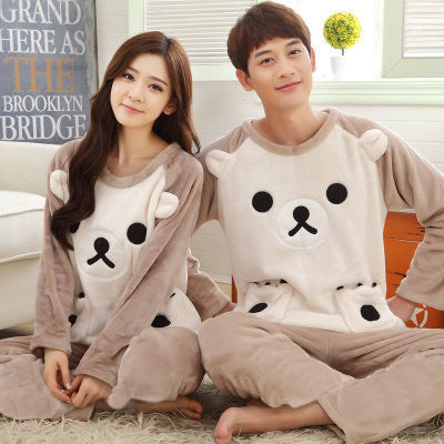 Plus Size Couple Plus Fertilizer Plus  Pajamas Women