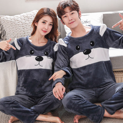 Plus Size Couple Plus Fertilizer Plus  Pajamas Women