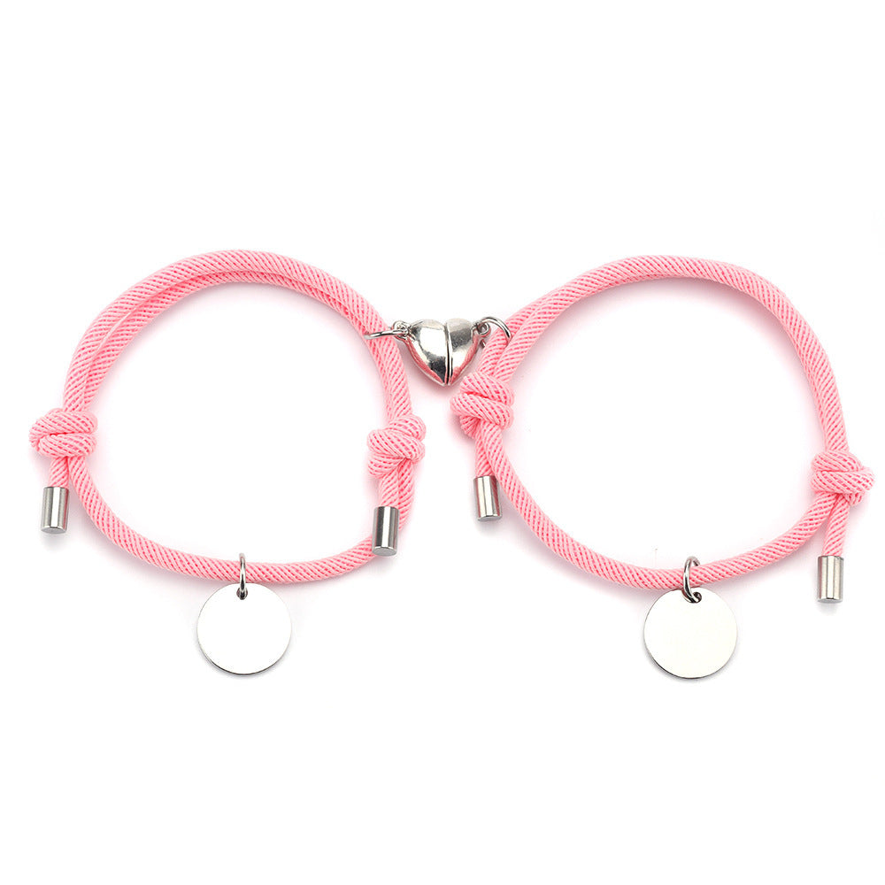 A Pair Of Men And Women Couple Bracelets