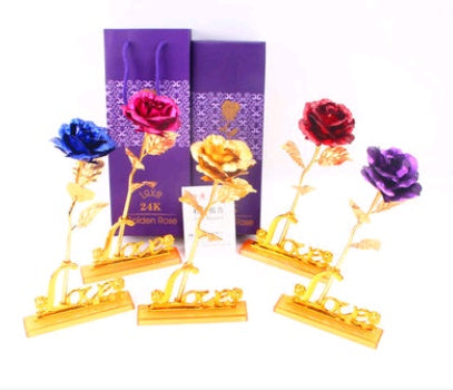 gold rose gift