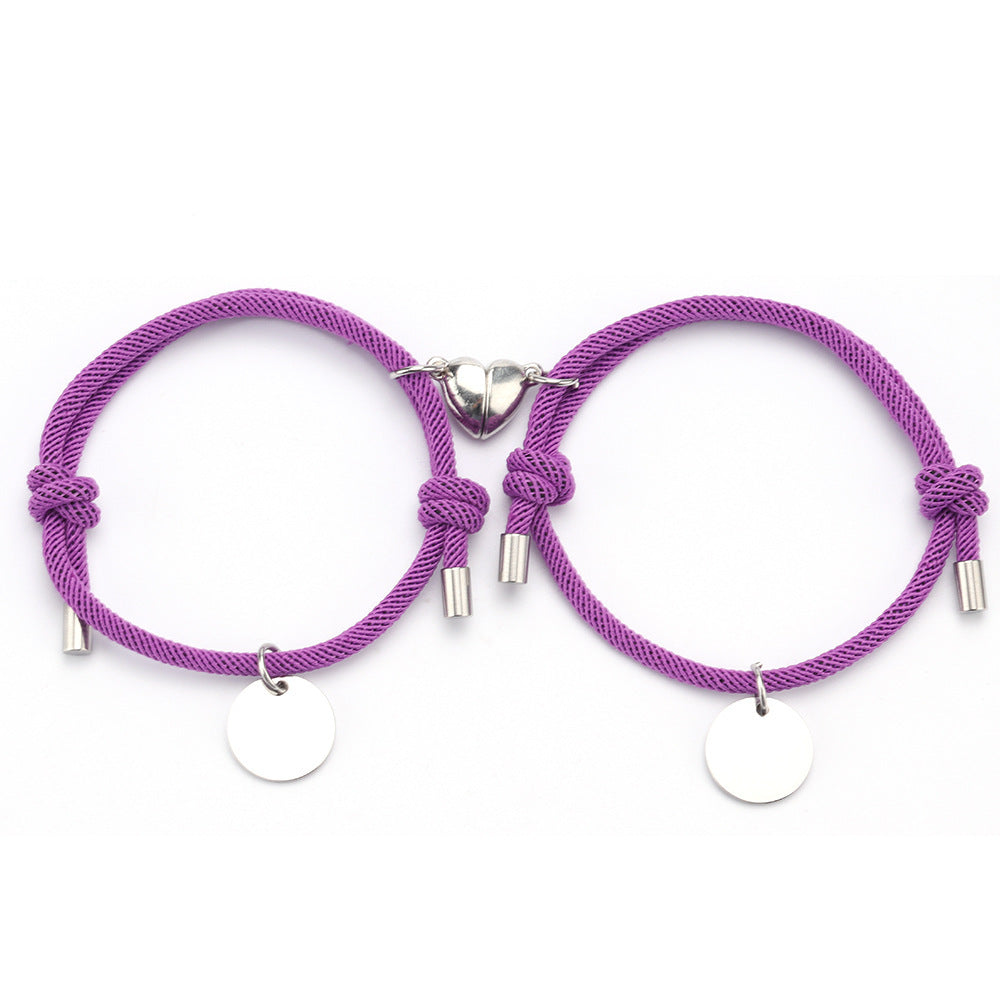 A Pair Of Men And Women Couple Bracelets